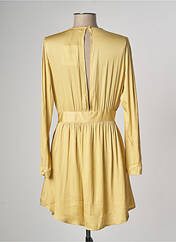 Robe courte jaune SEE U SOON pour femme seconde vue