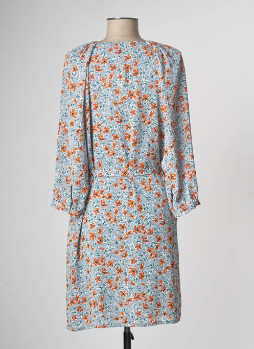 Robe mi-longue bleu SEE U SOON pour femme