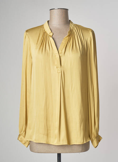 Blouse jaune SEE U SOON pour femme