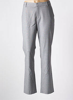 Pantalon droit stretch taille normale gris ESE O ESE femme