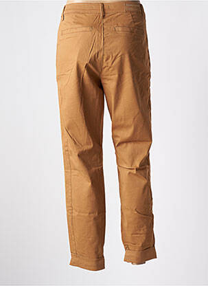 Pantalon chino taille normale taille normale marron SUMMUM femme