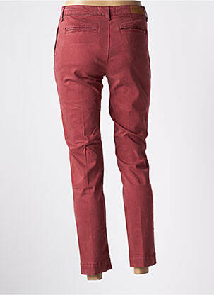 Pantalon 7/8 stretch taille normale rouge MKT STUDIO femme