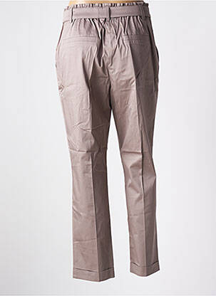 Pantalon droit stretch taille haute gris SUMMUM femme