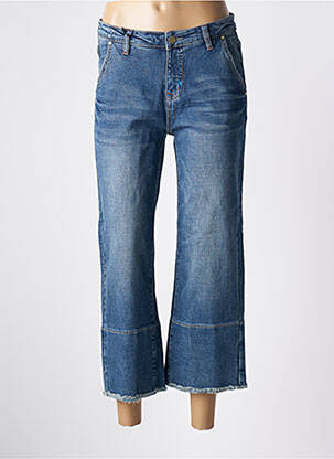 Jeans coupe large stretch taille normale bleu BLUE DAZE femme