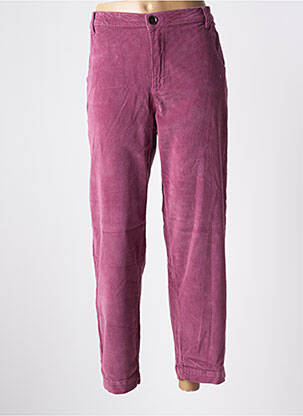 Pantalon droit violet MKT STUDIO pour femme