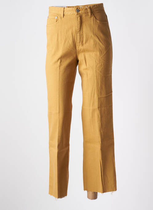 Jeans coupe large beige LABDIP pour femme