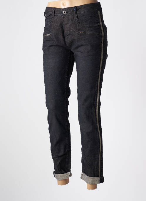 Jeans coupe slim noir BLUE DAZE pour femme