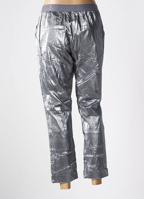 Pantalon 7/8 argent SUMMUM pour femme