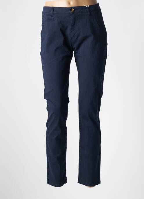 Pantalon chino bleu LABDIP pour femme