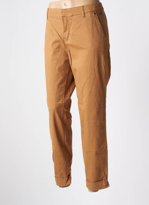 Pantalon chino marron SUMMUM pour femme