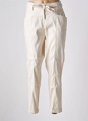 Pantalon slim poches beige SUMMUM femme