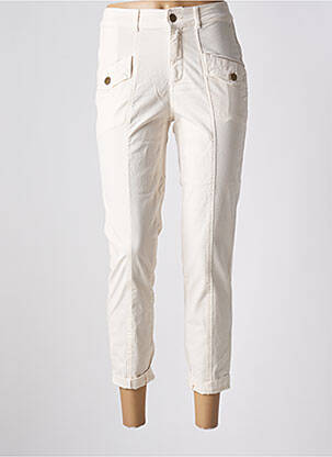 Pantacourt poches beige SUMMUM femme