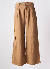 Pantalon flare marron MAISON HOTEL pour femme seconde vue