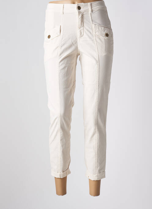 Pantacourt poches beige SUMMUM femme