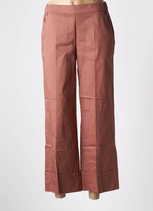 Pantalon 7/8 marron SUMMUM pour femme