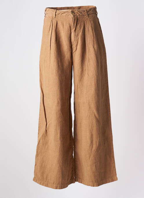 Pantalon flare marron MAISON HOTEL pour femme