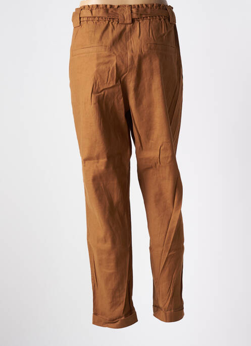 Pantalon slim marron SUMMUM pour femme