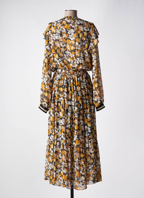 Robe longue jaune SUMMUM pour femme