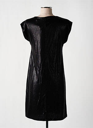 Robe courte coupe fluide manches courtes noir PIECES femme