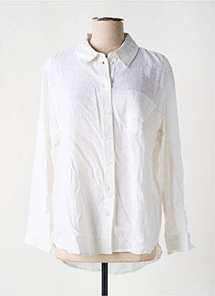 Chemisier coupe fluide manches longues blanc ONLY femme