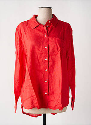 Chemisier coupe fluide manches longues rouge ONLY femme