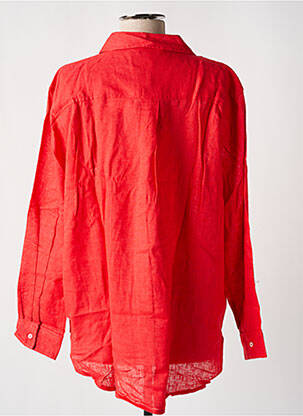 Chemisier coupe fluide manches longues rouge ONLY femme