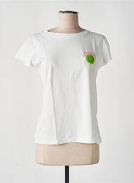 T-shirt coupe cintrée manches courtes blanc NINETTE femme