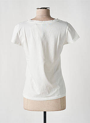 T-shirt coupe cintrée manches courtes blanc NINETTE femme