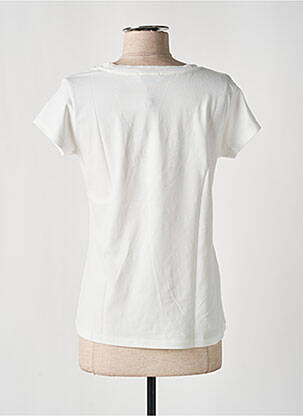 T-shirt imprimé fantaisie manches courtes blanc NINETTE femme