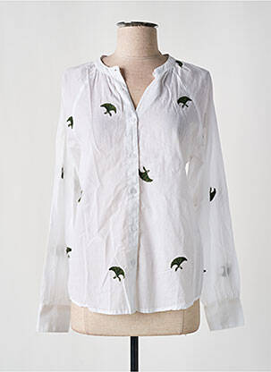 Chemisier vert LUK AP pour femme