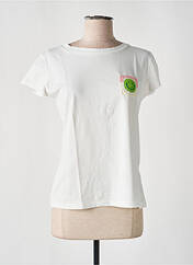 T-shirt blanc NINETTE pour femme seconde vue