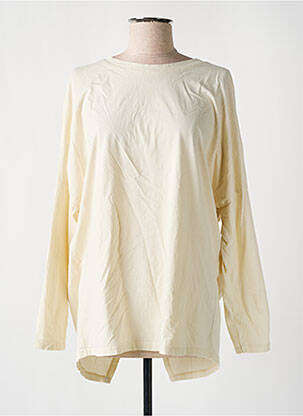 Tunique manches longues beige NINETTE pour femme