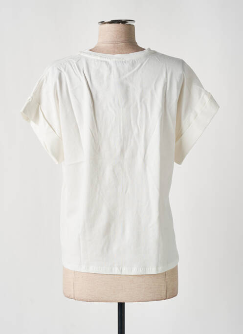 T-shirt coupe droite manches courtes blanc NINETTE femme