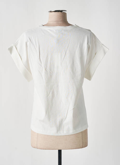 T-shirt imprimé fantaisie manches courtes blanc NINETTE femme
