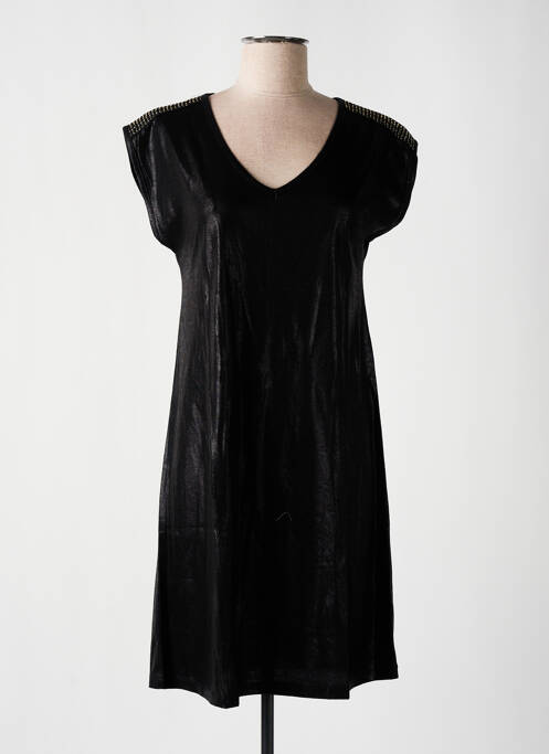 Robe courte noir PIECES pour femme