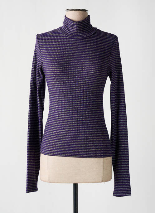 Sous-pull violet NINETTE pour femme