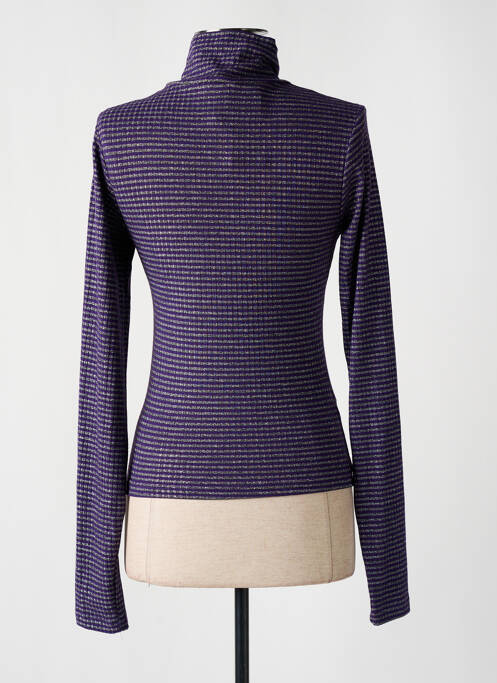 Sous-pull violet NINETTE pour femme