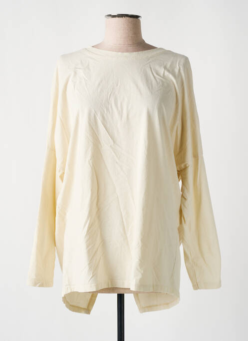 Tunique manches longues beige NINETTE pour femme