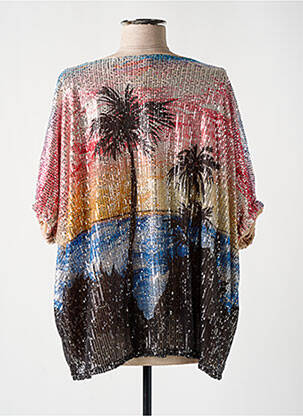 Top stretch manches courtes noir THE CORNER femme