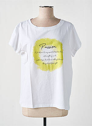 T-shirt imprimé fantaisie manches courtes blanc MOS MOSH femme