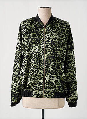 Blouson effet matière satinée vert SCARLET ROOS femme