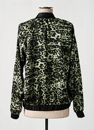 Blouson effet matière satinée vert SCARLET ROOS femme