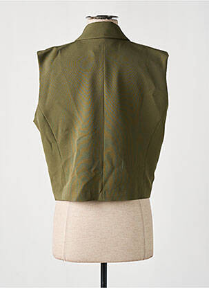 Blazer finition intérieure doublure satiné vert JANIS & JOHN femme