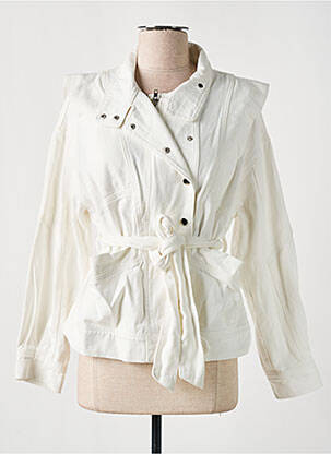 Veste casual poches beige CIMINY femme