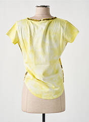 T-shirt jaune IMPREVU pour femme seconde vue