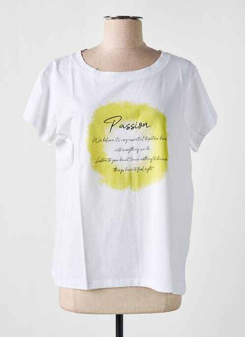 T-shirt imprimé fantaisie manches courtes blanc MOS MOSH femme