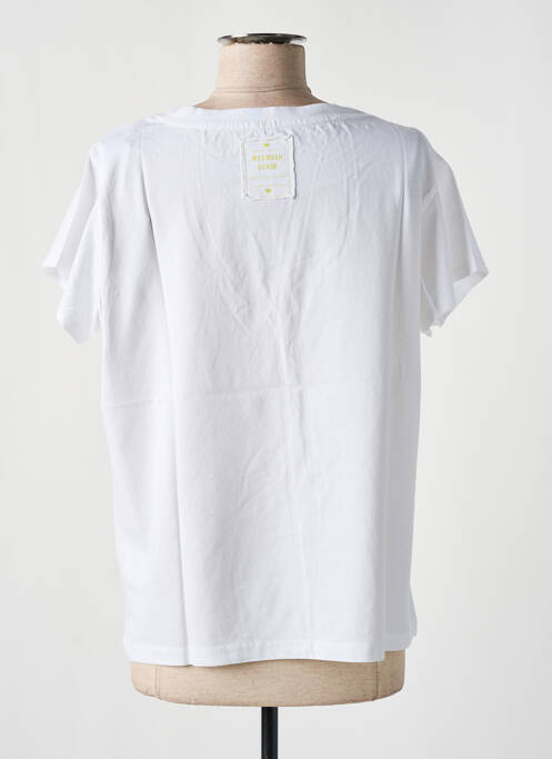 T-shirt imprimé fantaisie manches courtes blanc MOS MOSH femme