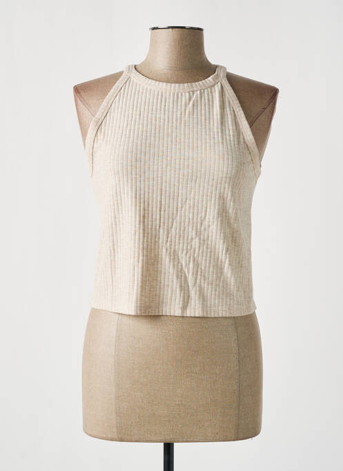 Top beige ONLY pour femme