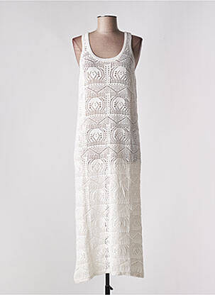 Robe longue sans manche sans manche beige ONLY femme