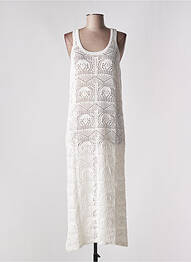 Robe longue sans manche sans manche beige ONLY femme